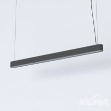Soft oprawa wiszaca led 1x22W T8 grafitowa